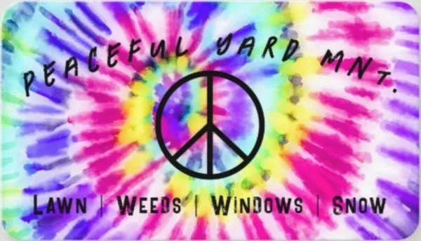 Peaceful Yard Maintenance Logo