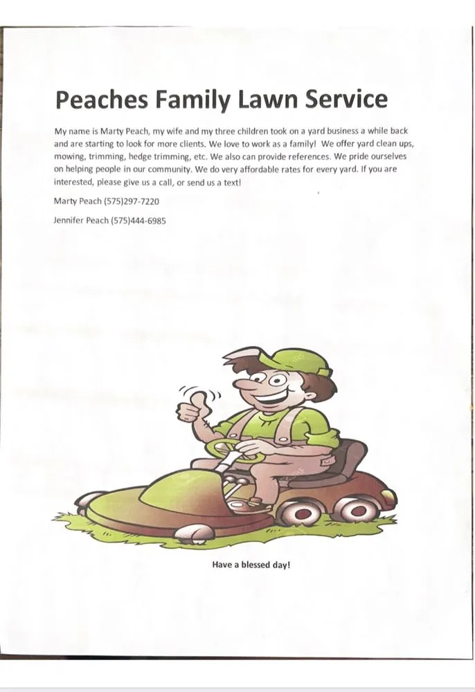 Expert lawn mowing service in Roswell, NM by Peaches Family Lawn Service