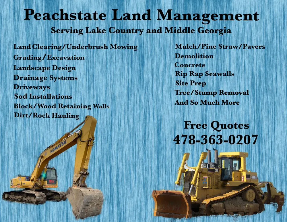 Trusted landscaping services in Milledgeville, GA - Peachstate Land Management