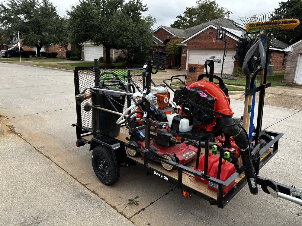 Professional yard cleanup service near you in Arlington, TX by Peacock Blades Landscaping