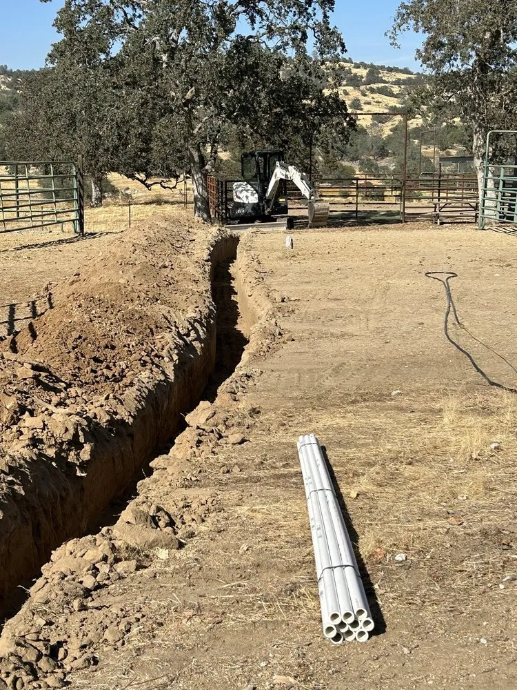 Professional landscape installation in Bootjack, CA by Peak Excavating