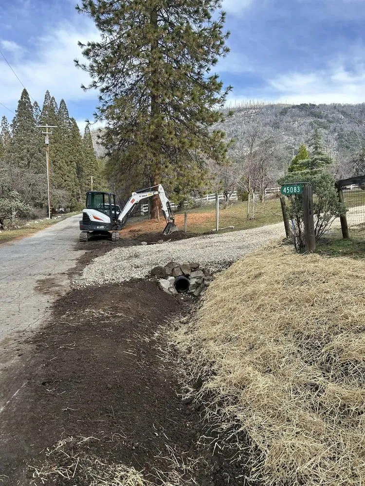 Affordable yard maintenance in Bootjack, CA by Peak Excavating