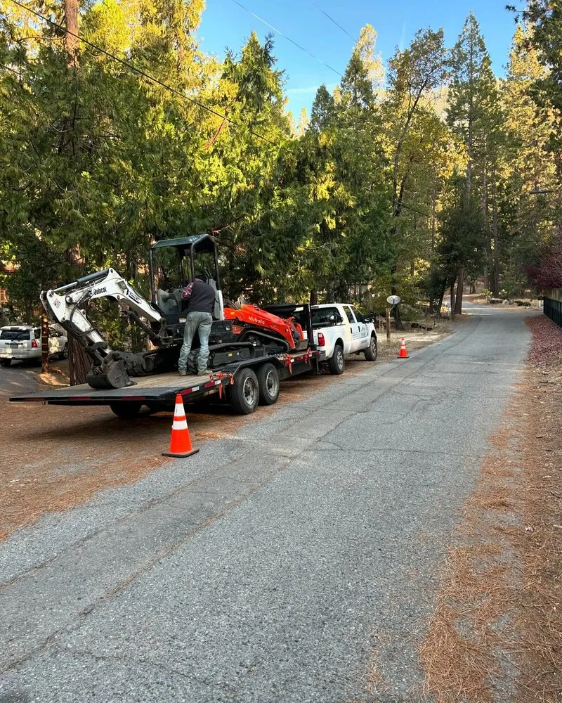 Local lawn care service in Bootjack, CA by Peak Excavating