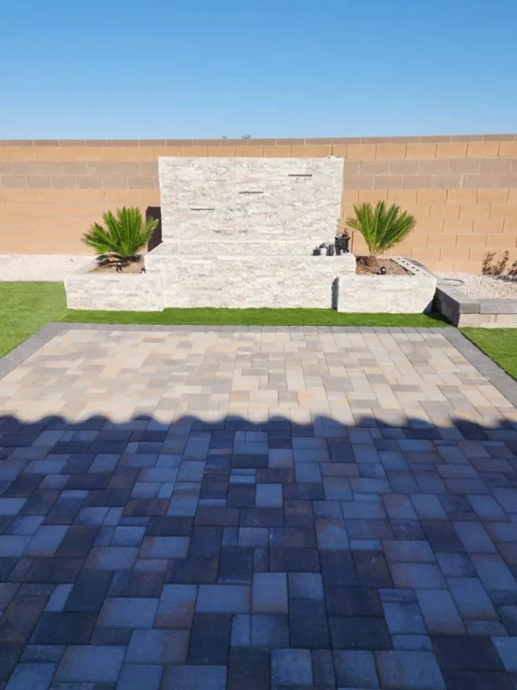 Custom residential landscaping for residential properties in Las Vegas, NV by Peak Services