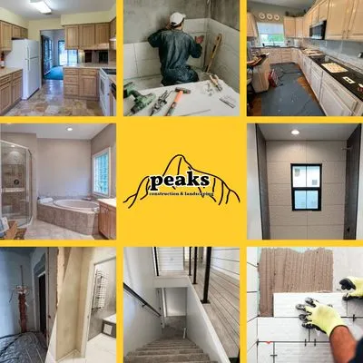 Peaks Construction & Landscaping Logo