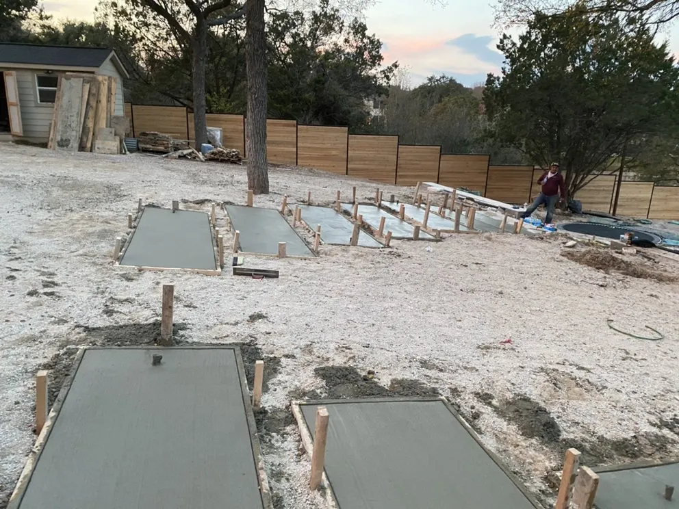 Professional landscape installation in Kyle, TX - Pear Lake Concrete
