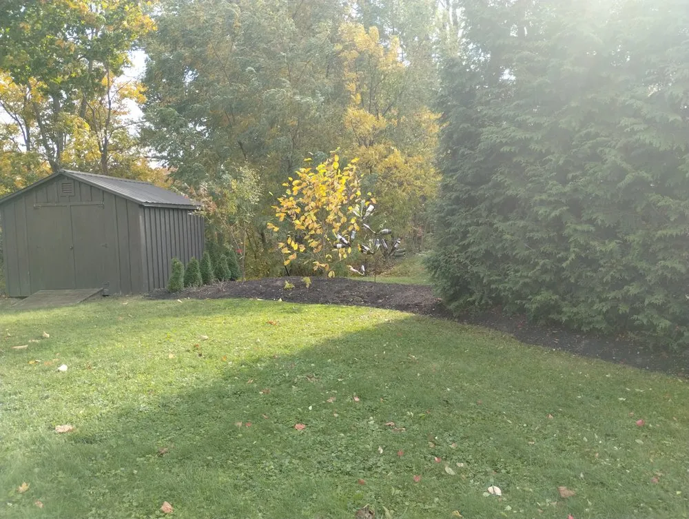 Local garden landscaping for residential properties in Hamburg, NY by Pearce Pro Lawns