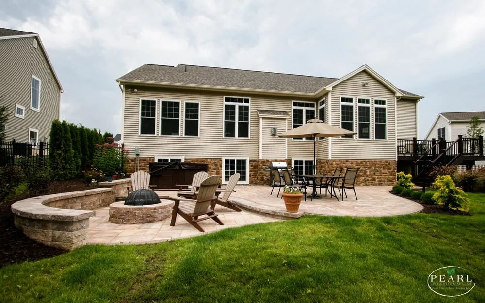 Professional landscape installation in Troy, NY by Pearl Landscaping & Patio Company