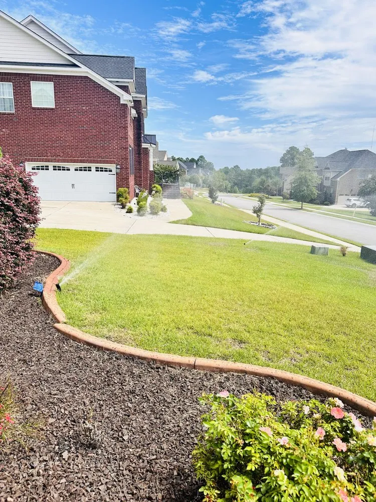 Local outdoor landscaping with custom design across Columbia, SC - Pearls landscaping & janitorial services llc