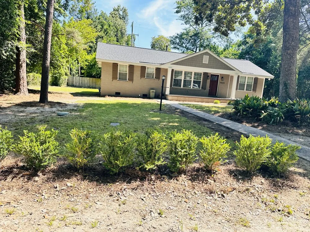 Custom landscape installation in Columbia, SC by Pearls landscaping & janitorial services llc