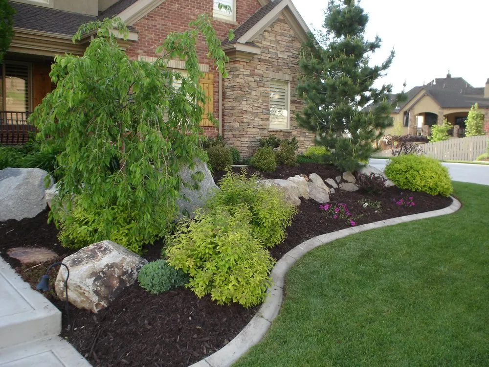 Affordable landscape design for beautiful yards in Draper, UT by Pebble Creek Design