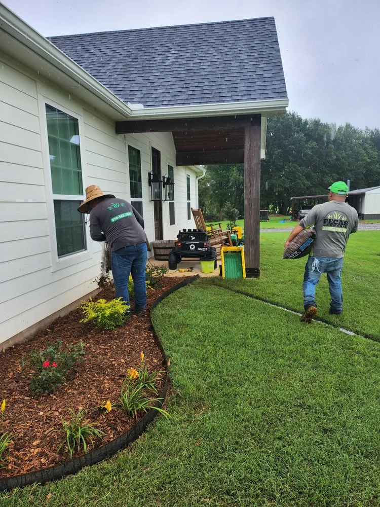 Reliable landscaping services in Magnolia, AR by Pecas Landscape & concrete