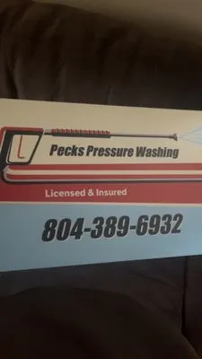 Pecks Pressure Washing Logo