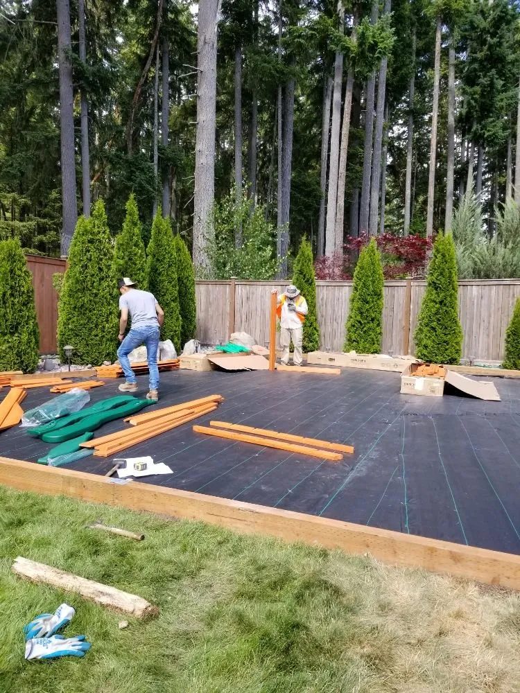 Custom garden landscaping in Belfair, WA - Pedro Jesus Landscaping Services