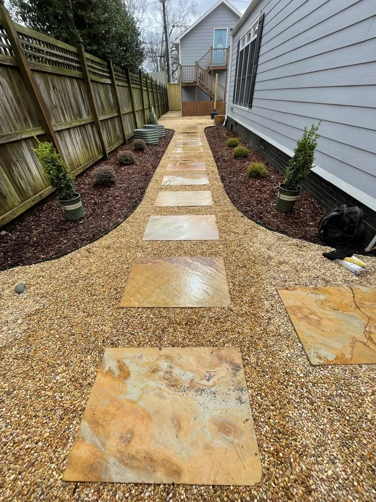 Custom garden landscaping in Huntsville, AL - Pedro Landscaping