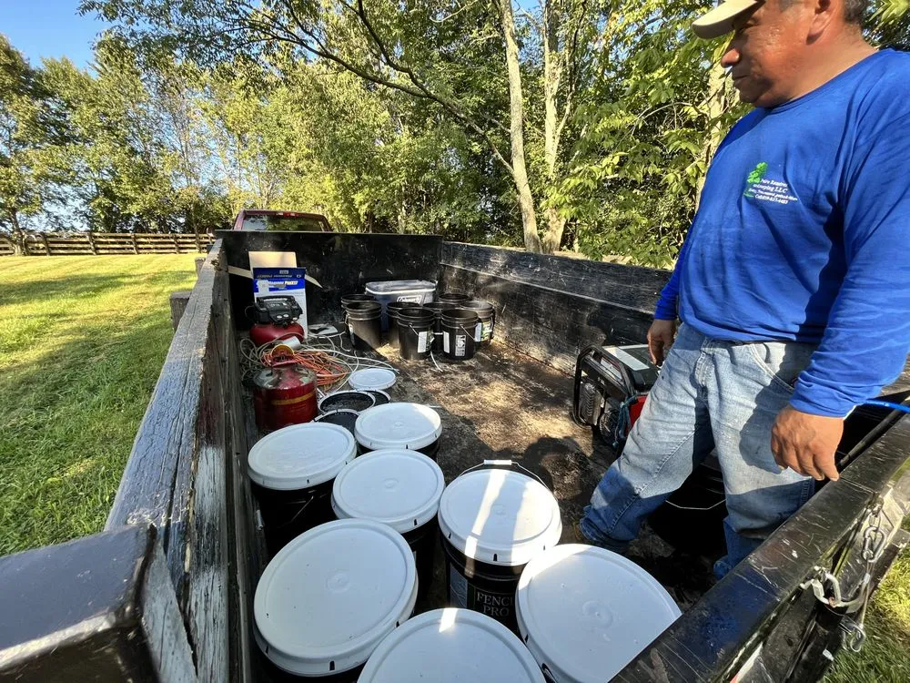 Professional landscape installation for homes in Lexington, KY by Pedro Ramirez Landscaping