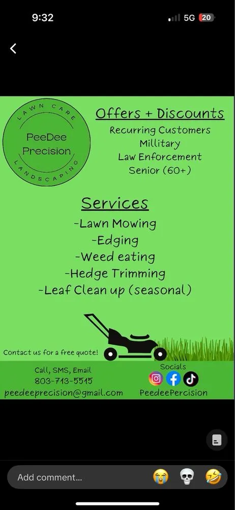 Affordable garden landscaping for residential properties across Camden, SC - Pee Dee Precision