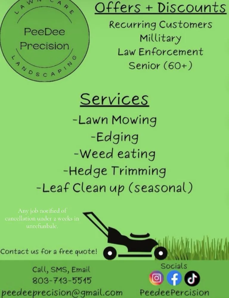 Custom landscape installation for beautiful yards in Camden, SC by Pee Dee Precision