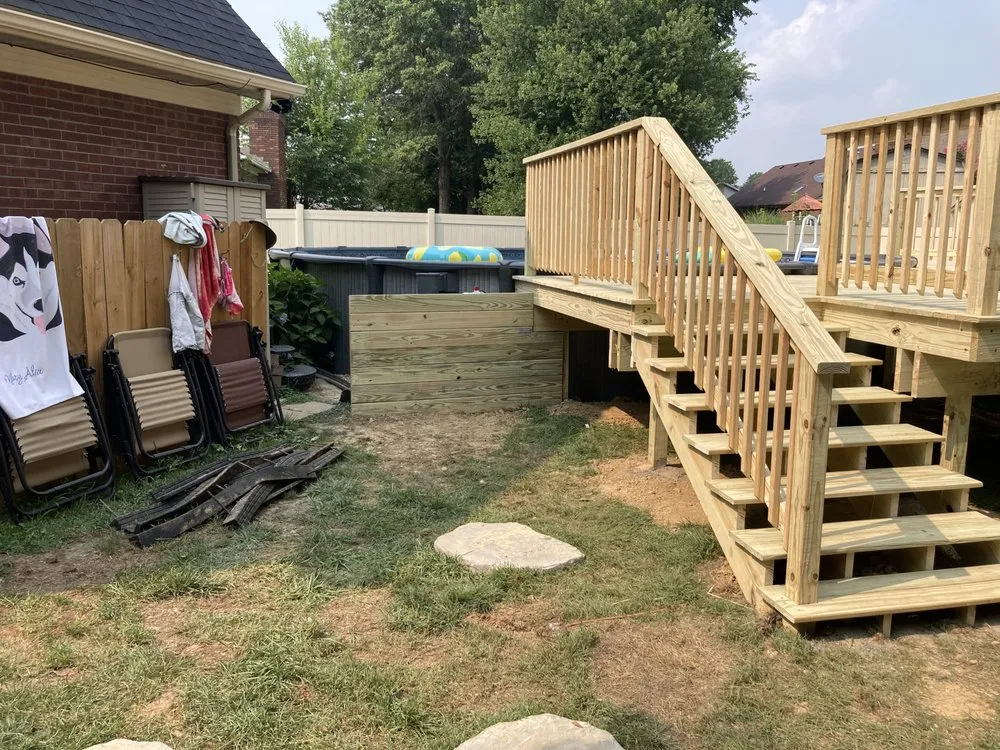 Top-rated yard cleanup service in Evansville, IN by Pegram Construction