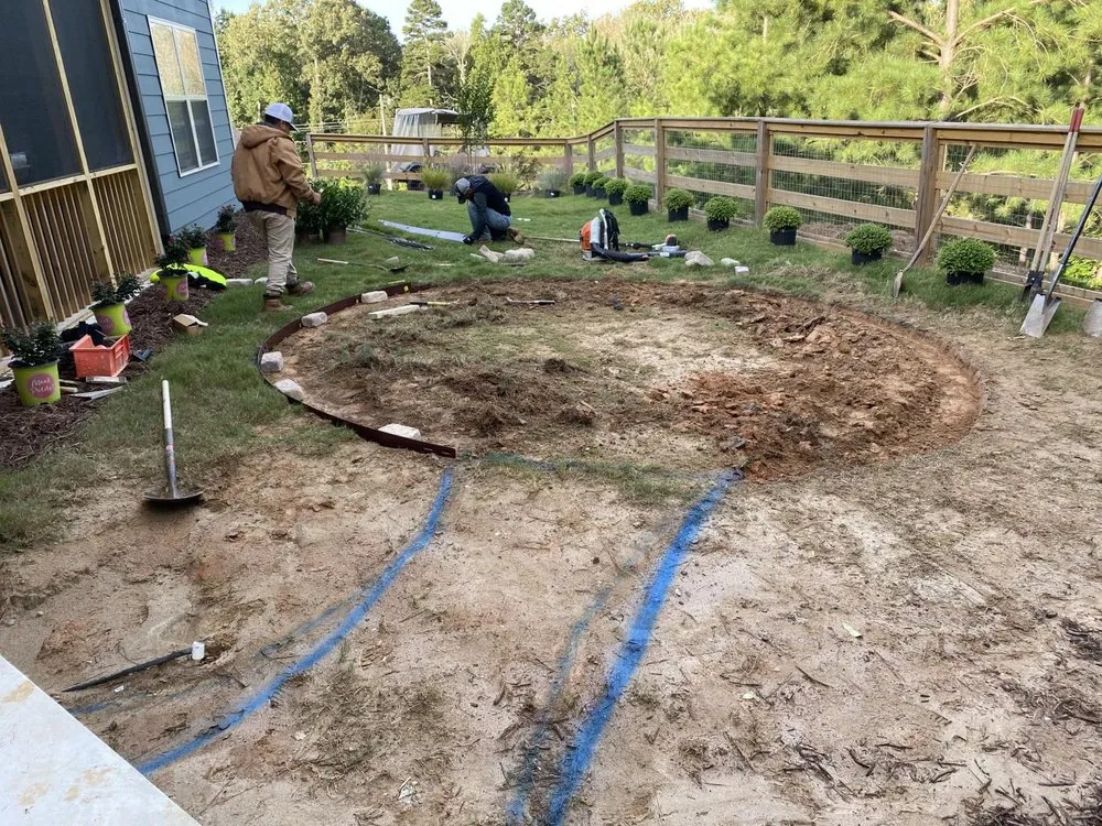 Local outdoor landscaping in Gainesville, GA by Pelon Landscaping