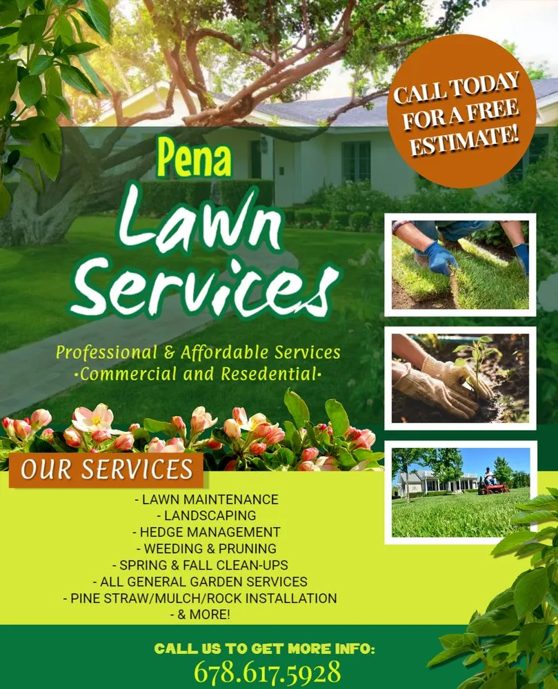 Affordable outdoor landscaping experts serving Dallas, GA - Pena Lawn Services
