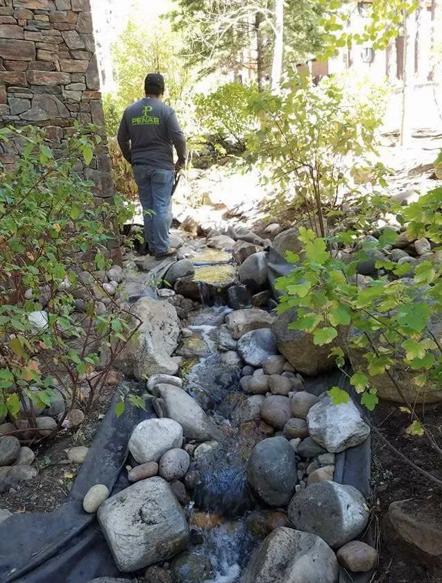 Custom outdoor landscaping experts serving South Lake Tahoe, CA - Pena's Landscape Maintenance