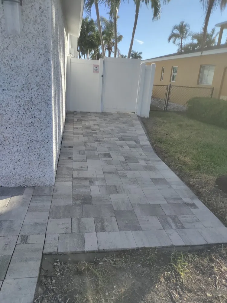 Custom residential landscaping in Clearwater, FL by Penca Paver Resorts