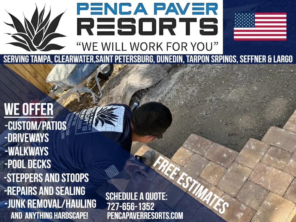 Top-rated lawn care service for outdoor upgrades across Clearwater, FL - Penca Paver Resorts