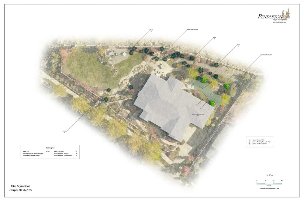 Local landscape design in SANDY, UT - Pendleton Design Management