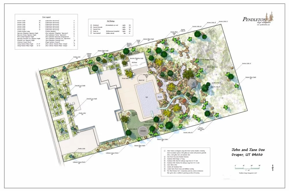 Local landscape design near you across SANDY, UT - Pendleton Design Management