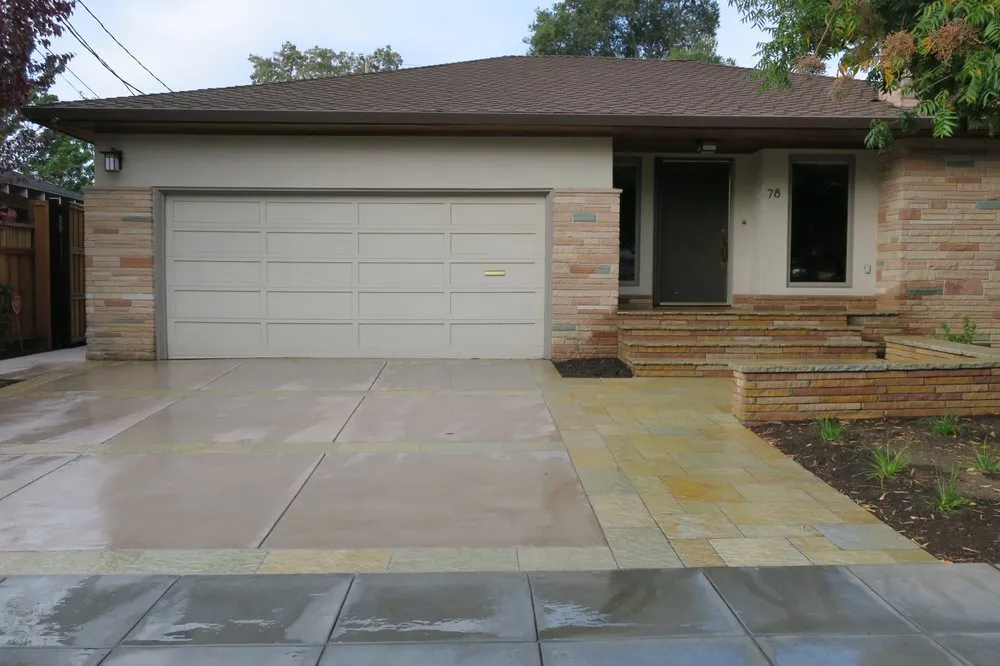 Affordable garden landscaping in Redwood City, CA by Peninsula Concrete Contractors