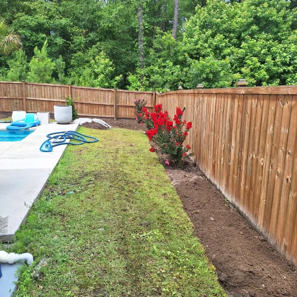 Professional garden landscaping for residential properties across Mount Pleasant, SC - Peninsula Moving and Landscaping