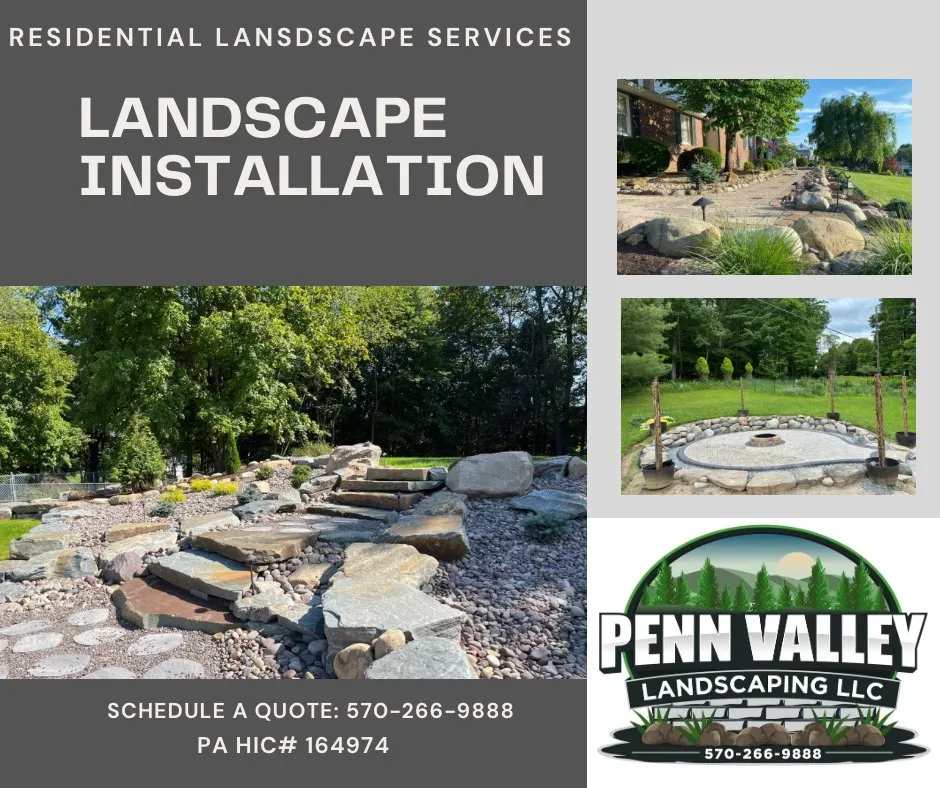 Top-rated outdoor landscaping for outdoor upgrades in Wilkes-Barre, PA by Penn Valley Landscaping