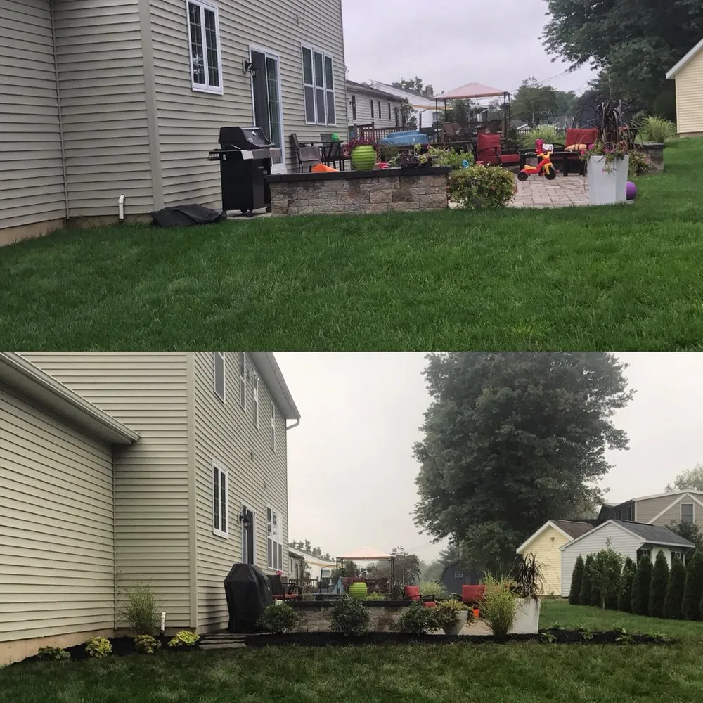 Trusted lawn mowing service for homes in Trexlertown, PA by Penns Landscape