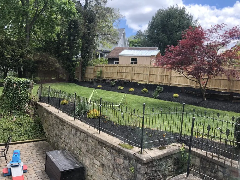 Custom landscape installation in Glenside, PA - Pennsylvania Turf