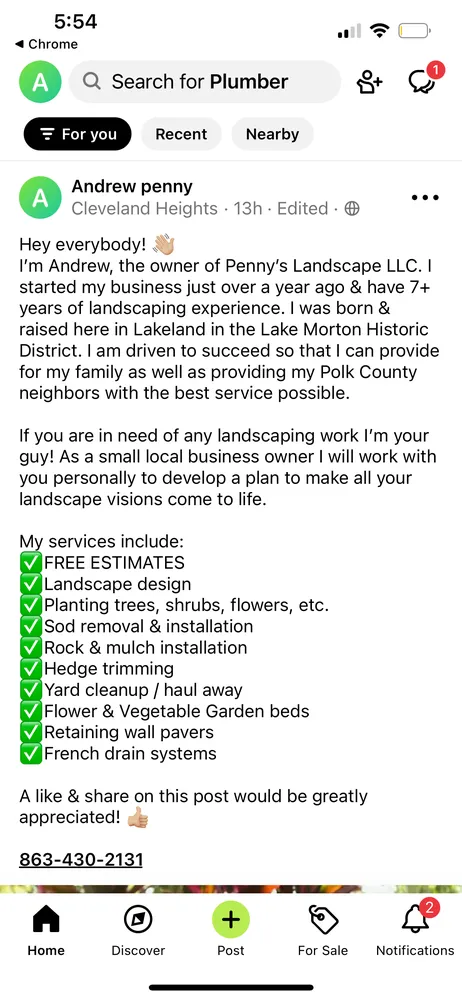 Top-rated landscaping services in Lakeland, FL - Penny's Landscape