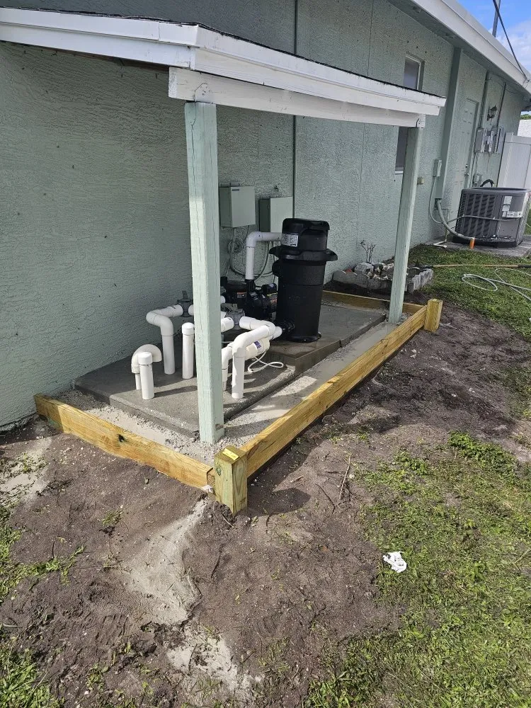 Affordable landscape installation with custom design in Port St. Lucie, FL by Penny's Property Services