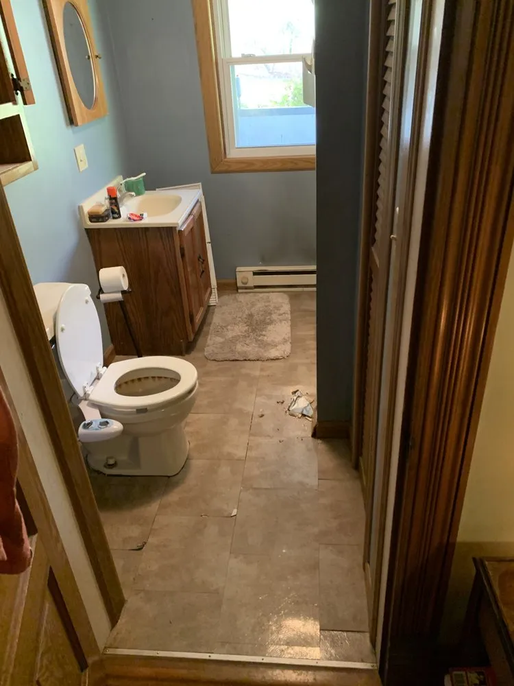 Custom outdoor landscaping with custom design in Staunton, VA by Peoples choice handyman & lawn services