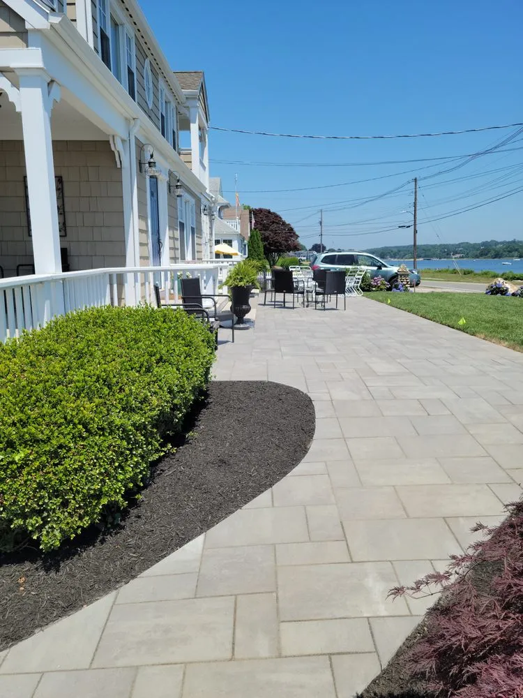 Custom yard cleanup service in Norwich, CT by Pepas Hardscapes & Design