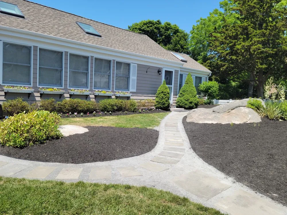 Affordable lawn mowing service for residential properties across Norwich, CT - Pepas Hardscapes & Design