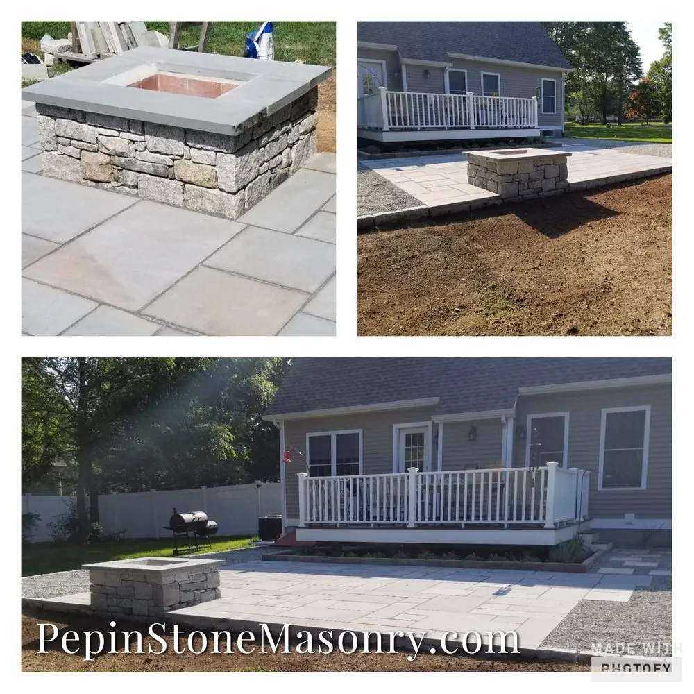 Custom landscaping services in Gales Ferry, CT by Pepin Stone Masonry
