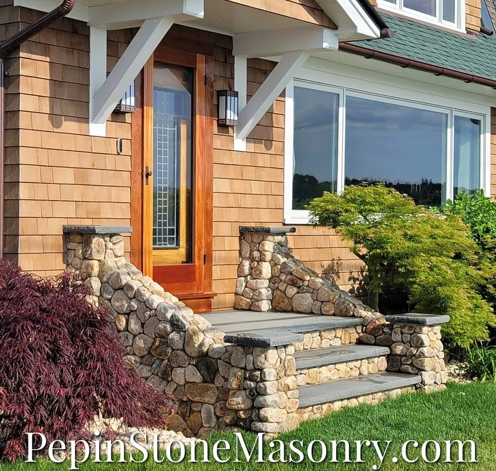 Custom residential landscaping in Gales Ferry, CT - Pepin Stone Masonry
