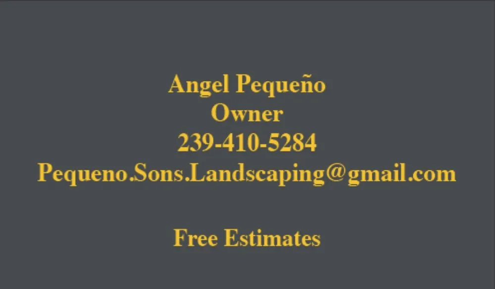 Professional yard maintenance in Fort Myers, FL - Pequeno’s Son Landscaping