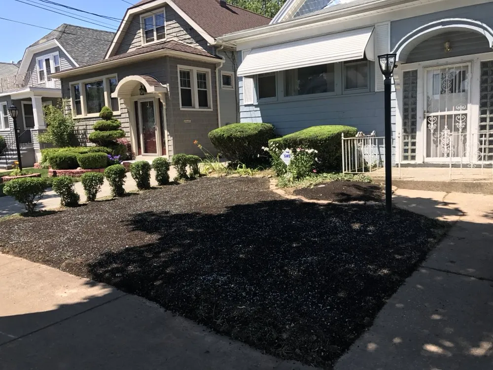Custom landscape installation in Buffalo, NY - Percy's Lawn Care and Son