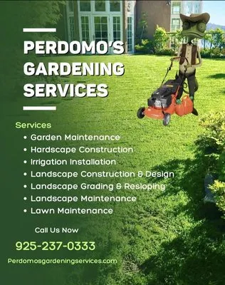 Perdomo Gardening Services Logo