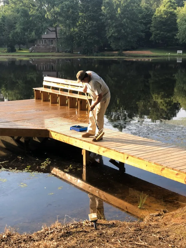 Professional outdoor landscaping for homes in Locust, NC by Pereas Landscape