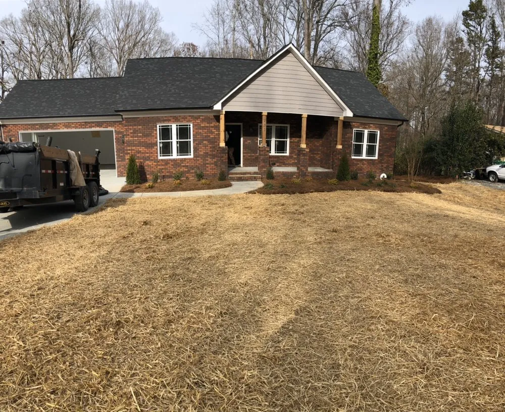 Professional yard maintenance for homes in Locust, NC by Pereas Landscape