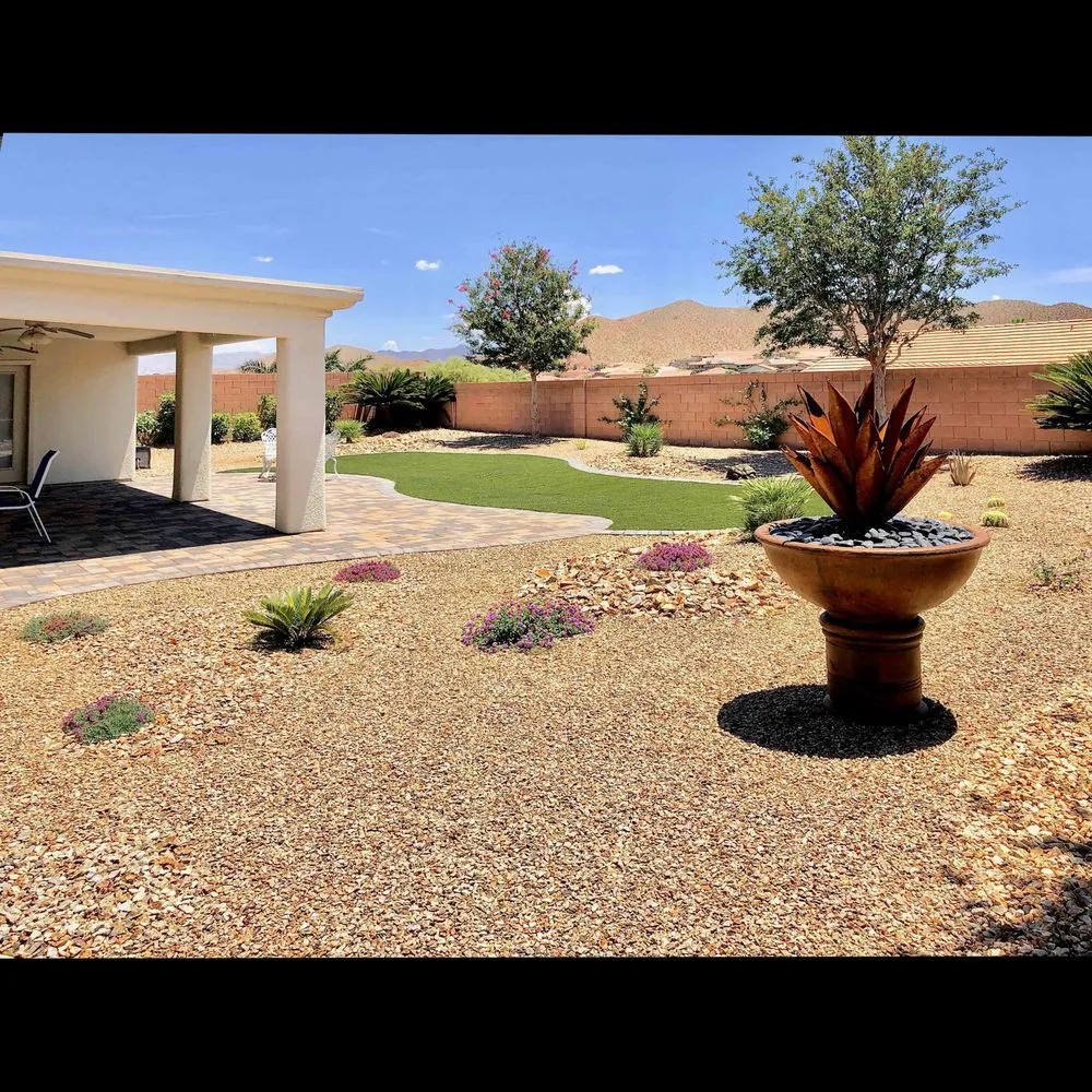 Custom yard maintenance for year-round maintenance in Las Vegas, NV by Perennial Land Care