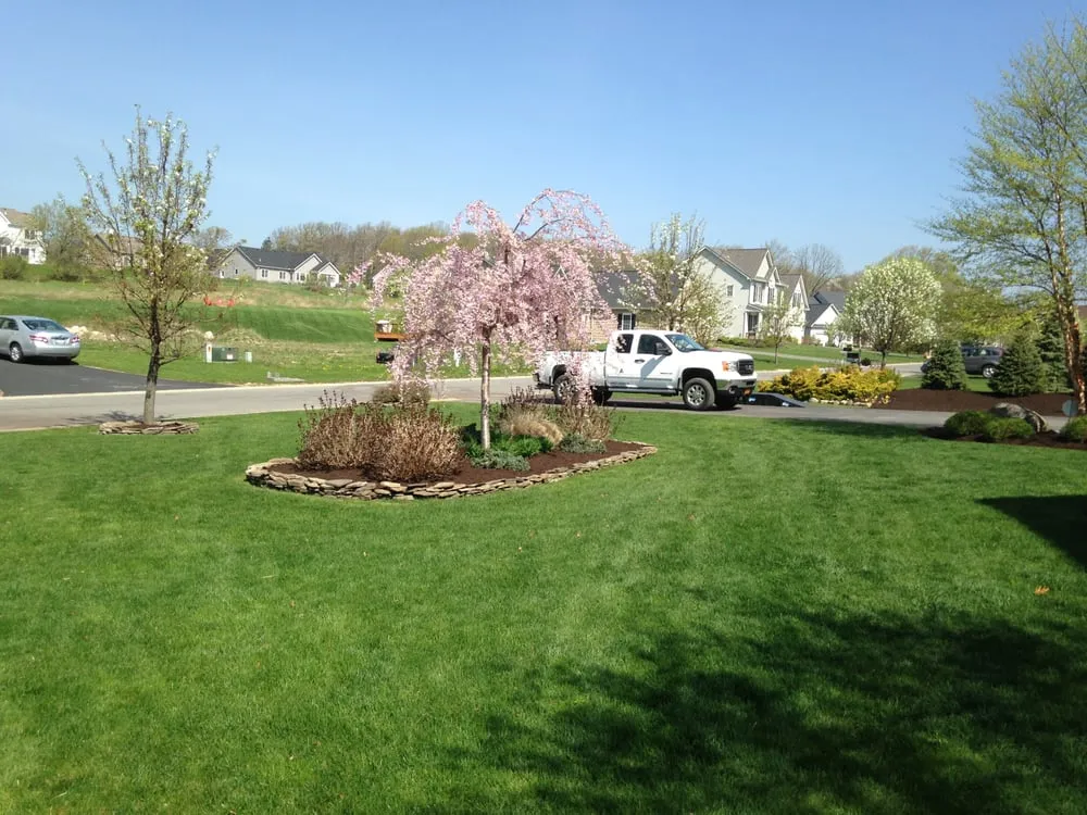 Professional yard maintenance for homes across Farmington, NY - Perennial Lawn and Landscape