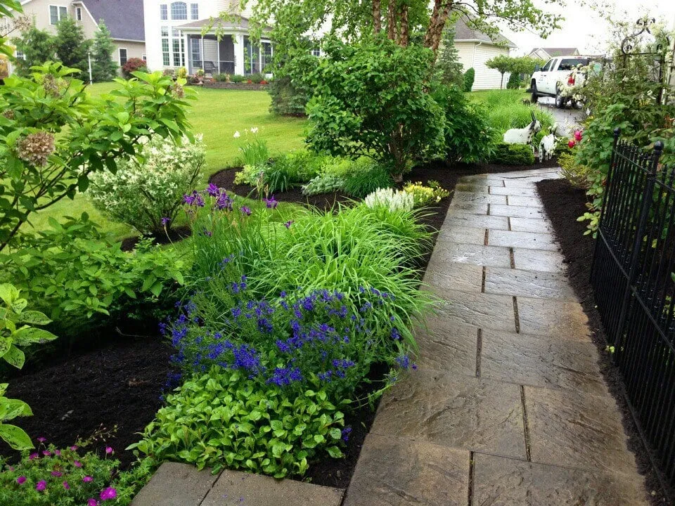 Custom landscape design for homes across Farmington, NY - Perennial Lawn and Landscape